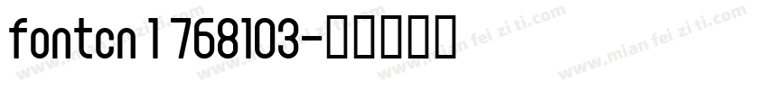 fontcn 1 768103字体转换